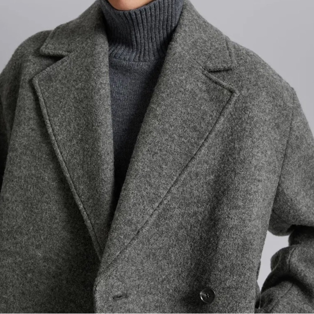 & Other Stories Charcoal Gray Wool Coat *SOLD OUT* - Picture 3 of 9